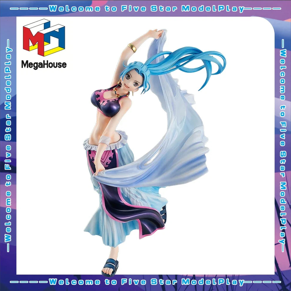 【FS】 Original MegaHouse P.OP. Playback Memories Neptune Nafirutali Vivi Animation Figures  Model Toys Gift Ornaments