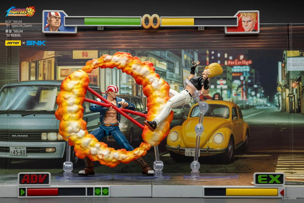 【MT】Pre-sale JOYTOY SNK KOF'98UM 97 Special Team Ryuji Yamazaki Billy Kane Blue Mary 3PCS 1/18 Action Figure Toy Collection