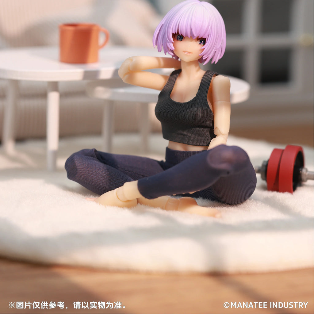 IN STOCK MANATEE INDUSTRY 1/12 Scale Collectible Figure Inanna Lively Cute Yoga Sports Girl 6Inch Women Soldier Action Model Toy
