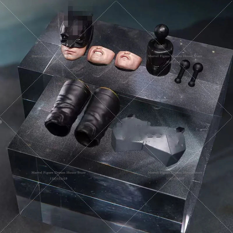 1/12 Scale Helm Mundform Küraß Stiefelschaftverbinder Männliches Zubehör Austauschbare Kits für Mezco 6-Zoll Actionfigur Soldat