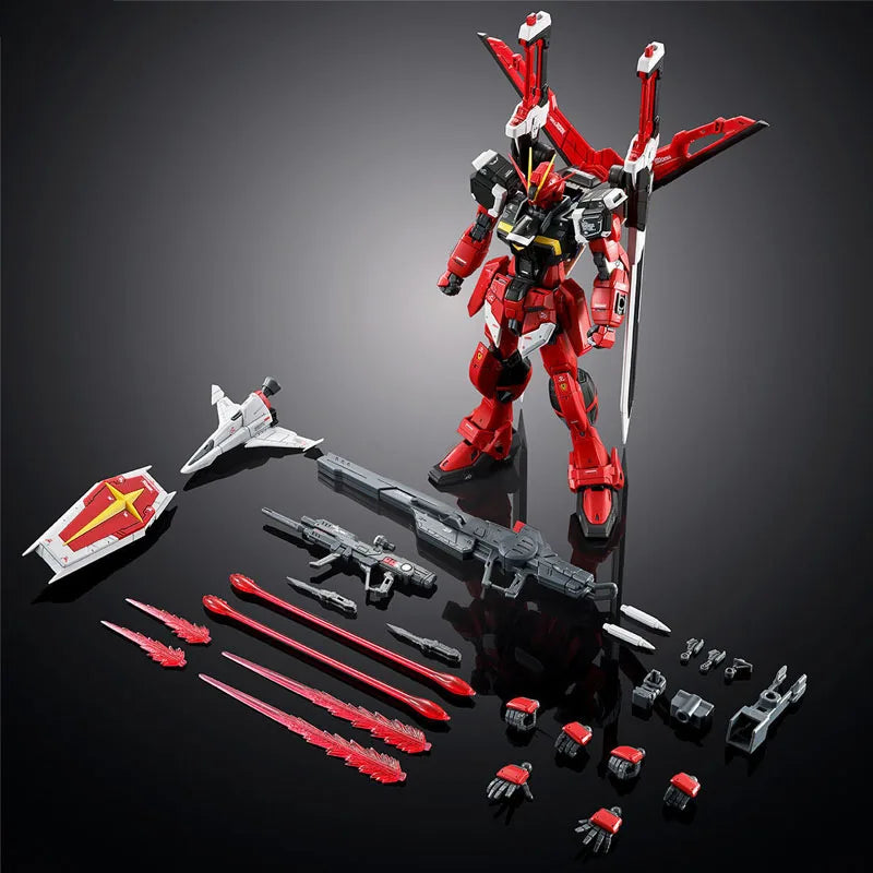 Fast Shipping Bandai Anime RG 1/144 SWORD IMPULSE GUNDAM SPEC II Original Model Toys Action Figure Collectible Ornament Children