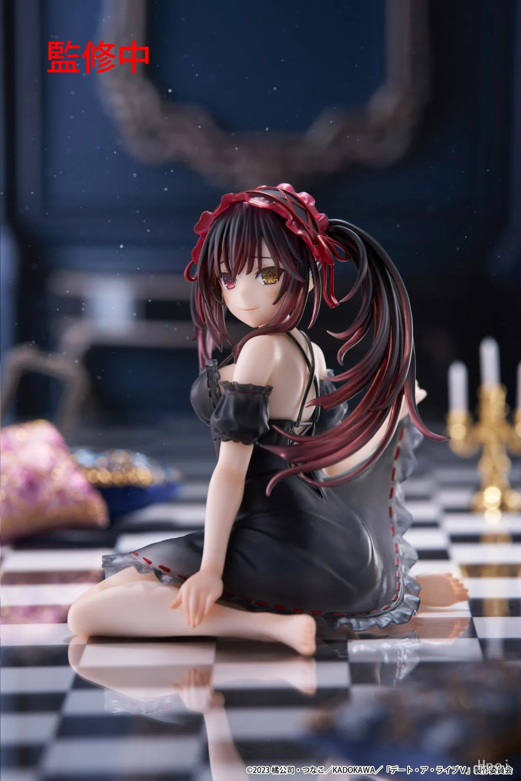 In Stock Original TAITO Date A Live V Desktop Cute Figure Yatogami Toka Tokisaki Kyozo ~ Bunny Ver. Nightwear Ver Toys Ornaments