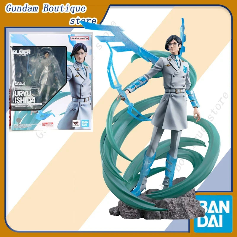 Bandai Genuine Figuarts ZERO BLEACH Ishida Uryuu THE BLOOD WARFARE Anime Action Figure Collectible Model Toys Ornaments Gift Kid