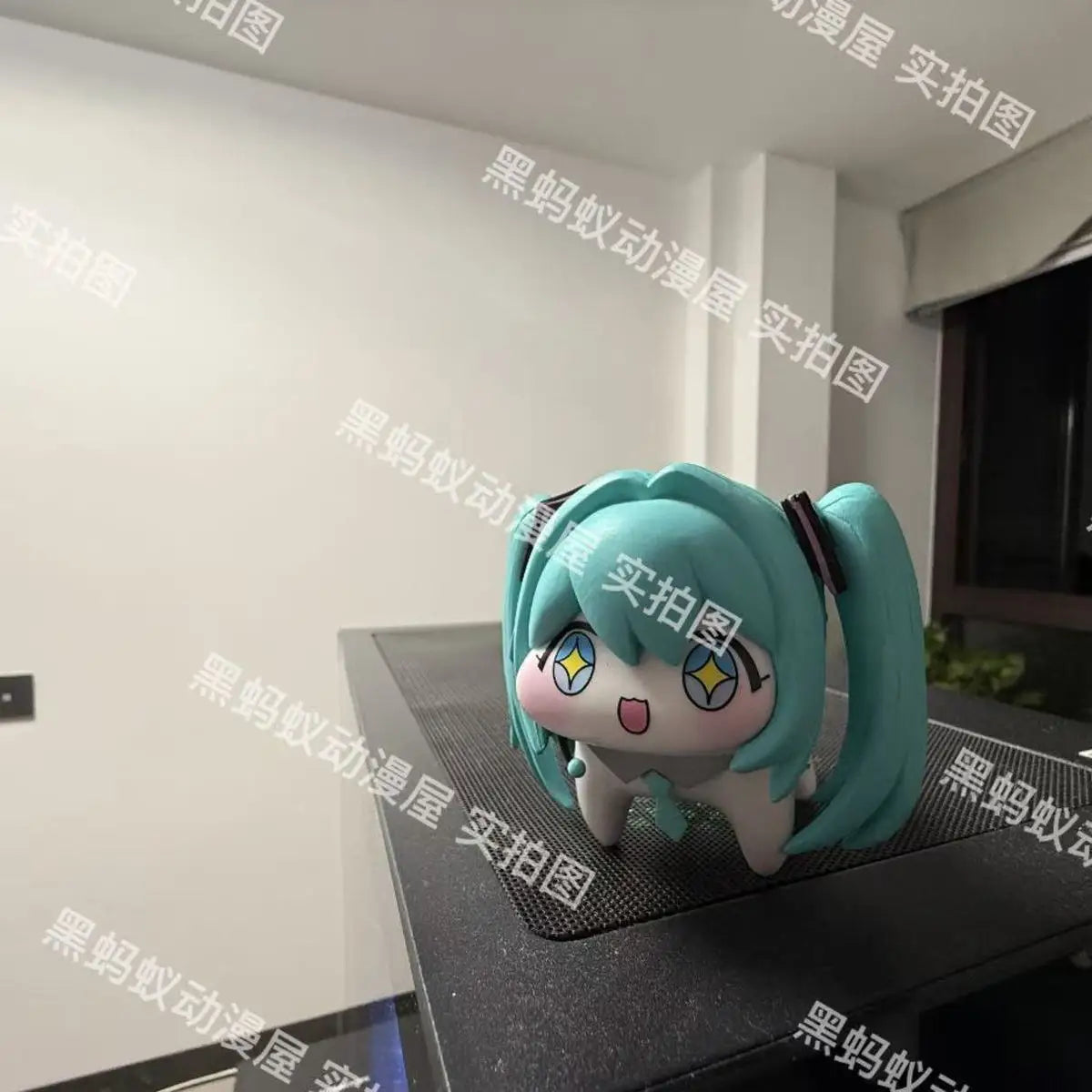 Doro Hatsune Miku Action Figures Q Version Pvc Anime Model Figures Kawaii Cartoon Cute Desktop Decoration Toy Doll Gift