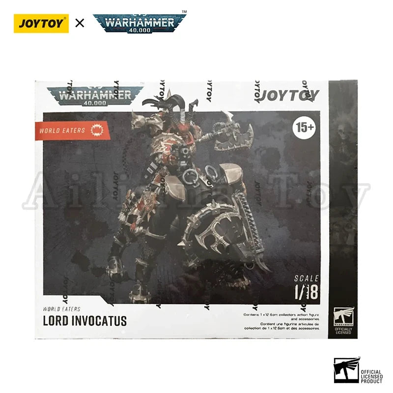 JOYTOY 1/18 Action Figure 40K World Eaters Lord Invocatus Anime Military Model