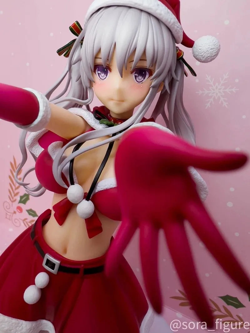 19CM Anime Hiiragi Snowflake Figure Flower Christmas Dress Up Model Toy Panties Misaki Kurehito Toy Japanese Doll Action Figure