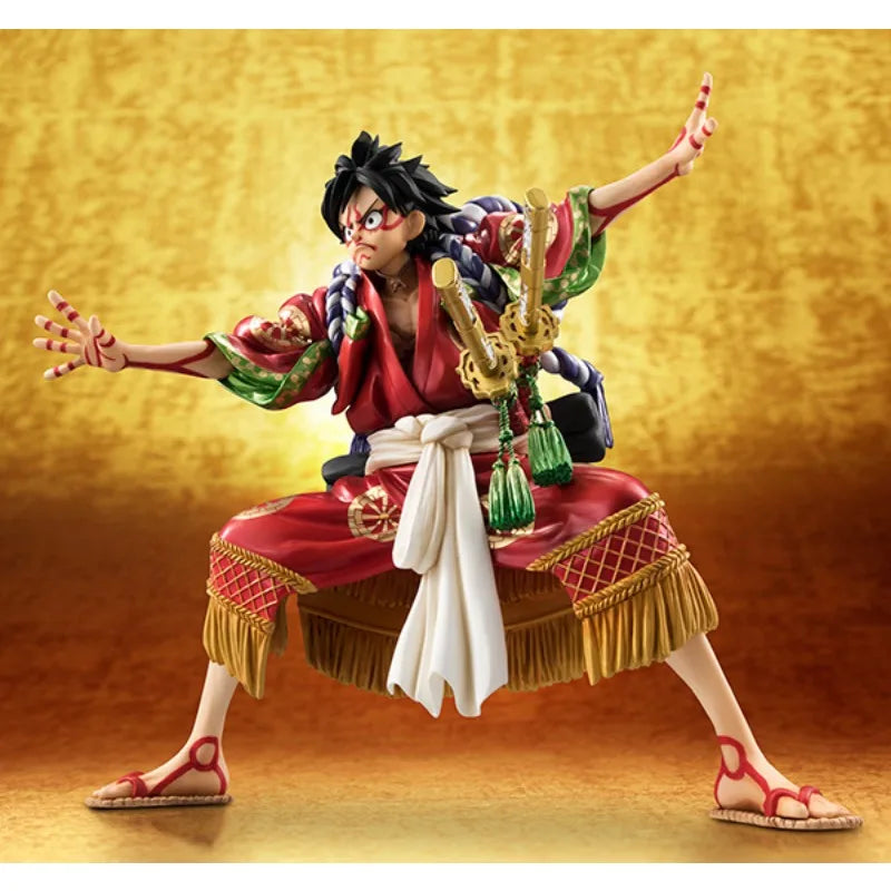 Megahouse Original POP Figurine One Piece Series Mengqi D Road Flying Kabuki Kabuki EDITION Anime Action Figure Model Toy