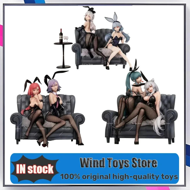 In Stock Kaitian Studio Human Pavilion Girl Rabbit Jade Sky Jinhua Qiao'Er Su Jiuyue Crystal Figure Model Toys Gifts