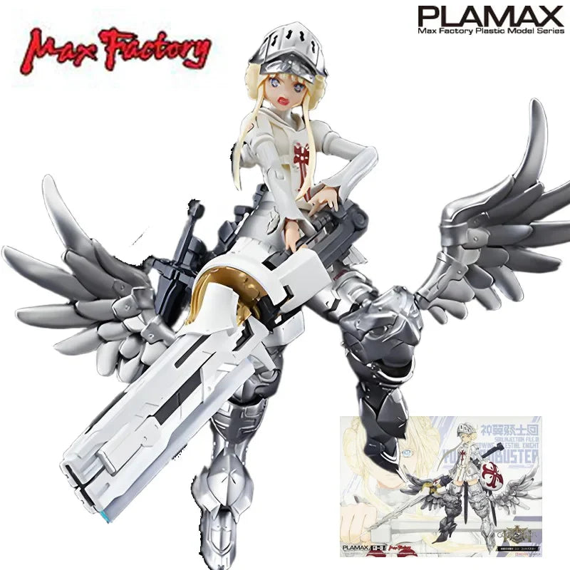 Max Factory Genuine Max Plamax Model Series Godz Order Series GO-01 Yuri Godbuster and GO-02 Megumi Asmodeus Boy's Gift