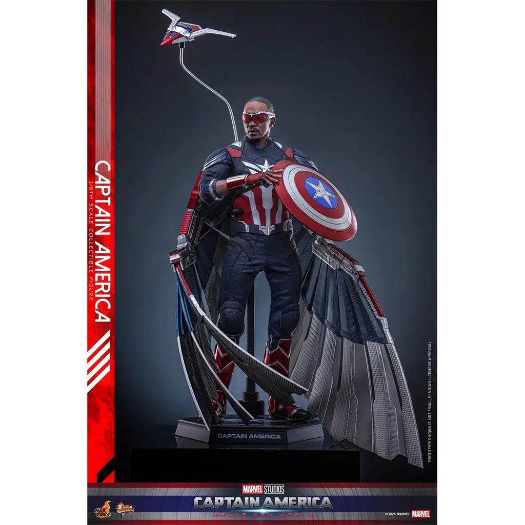 In Stock Hottoys MMS779 Captain America 4 1/6 Soldier Doll Action Figure Toy Gift Model Collection Hobbies