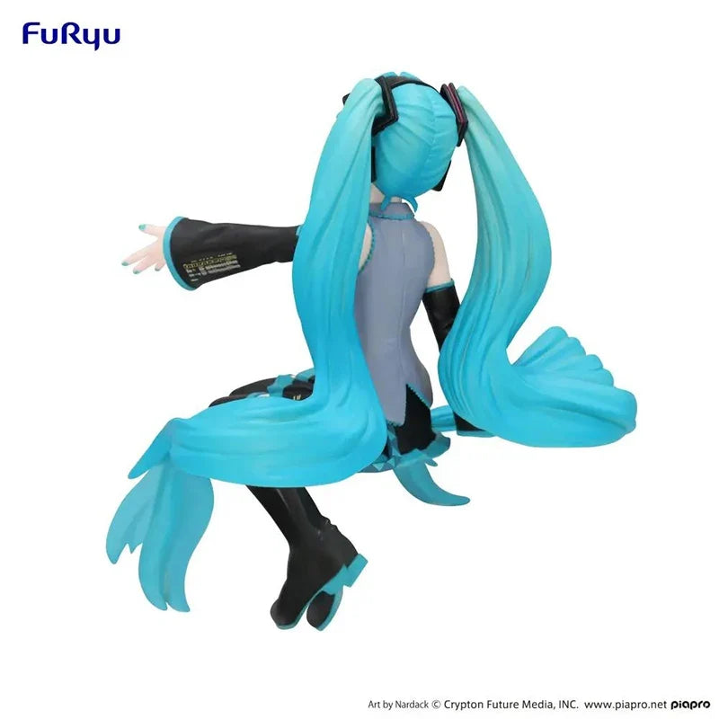 In Stock FuRyu MINNA NO KUI Noodle Stopper A / Last Reward Hatsune Miku Pearl Color Ver. PVC 14CM Anime Action Figures Model Toy