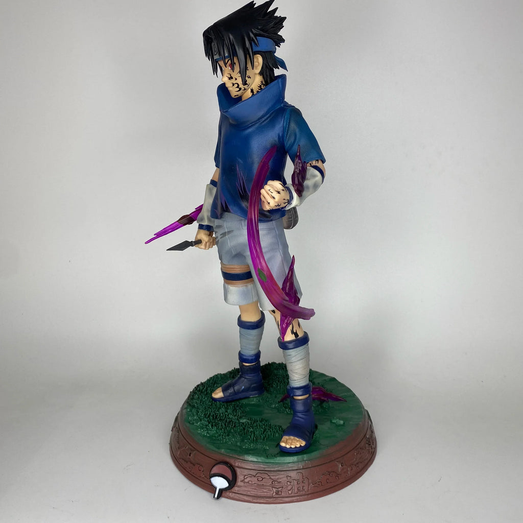 Anime GK Ornament Statue - Hokage Handheld Uchiha Watergate Spell Sasuke Standing Model Resonance Series Collectible Gift