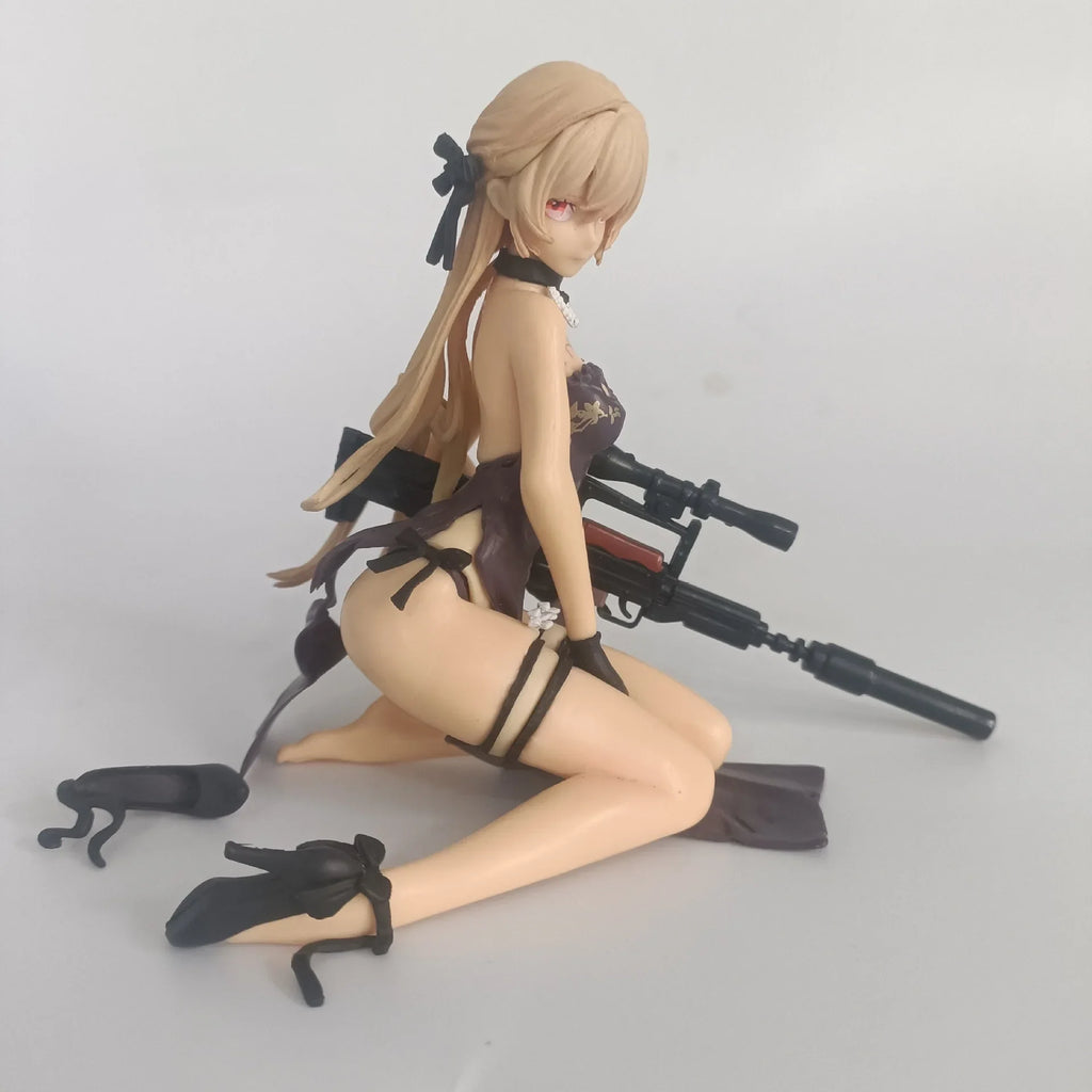Game Girls Frontline OTS-14 sitting posture Action Figure PVC model Toys doll statue Desk Decor car ornament Collectible Gifts