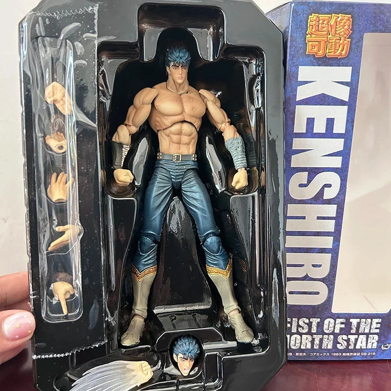 17cm Hokuto No Ken Kenshiro Figure Fist Of The North Star Action Figures Pvc Anime Model Collectible Action Toys Gift Decoration