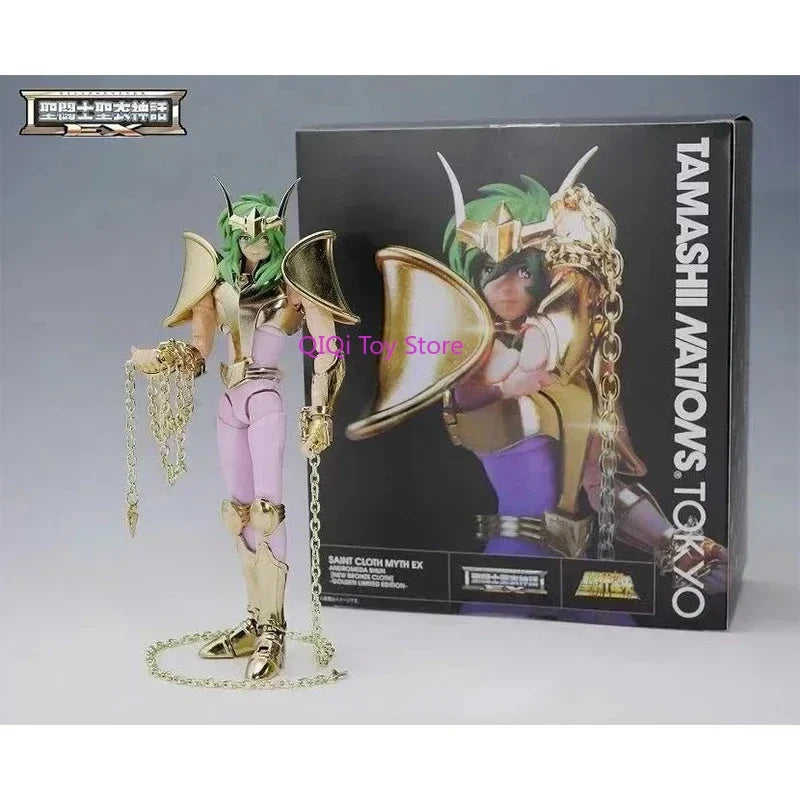 In Stock BANDAI Holy Cloth Myth TNT Andromeda Shun Anime Action Series Figure Model Toy Gifts for Children Collection
