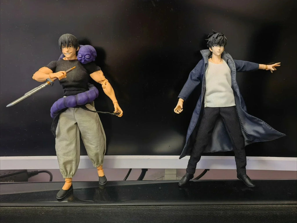 Solo Leveling Custom 1/12 Scale Articulated Action Figure - Sung Jin - Woo Collectible Doll Toy