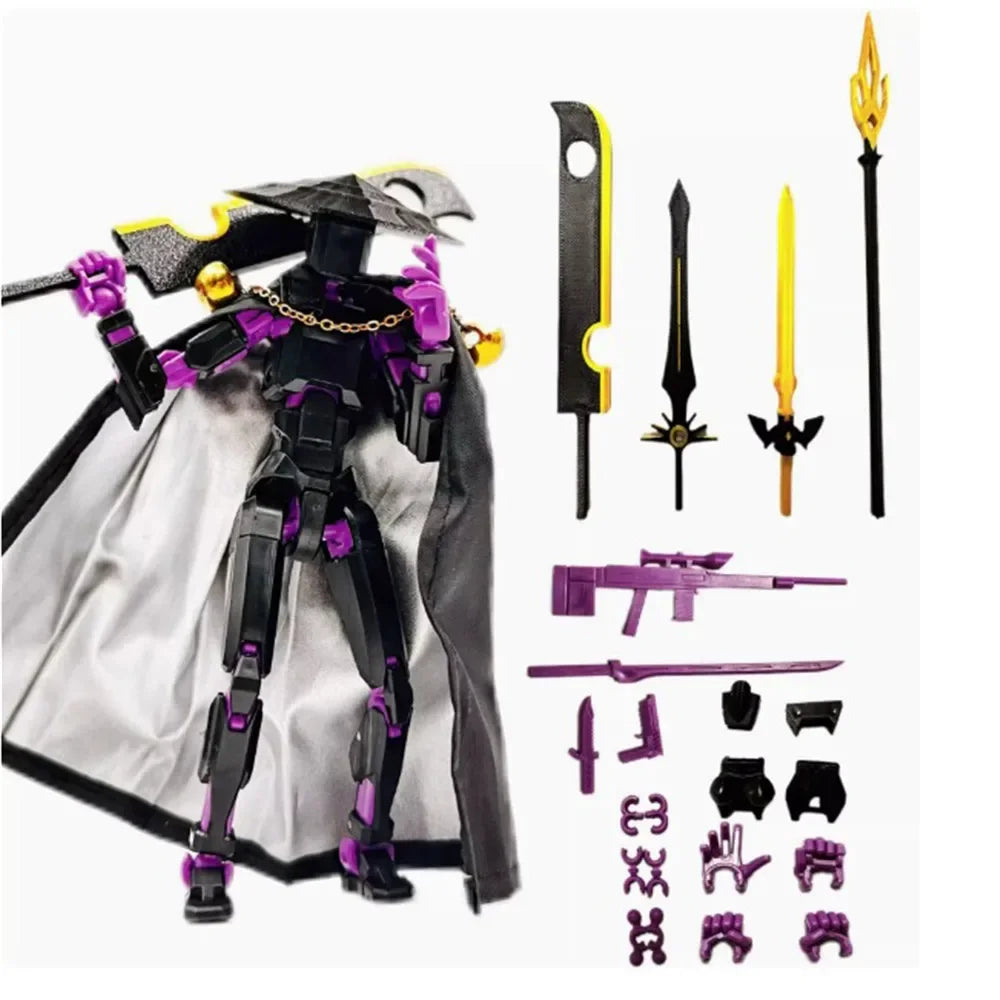 Death/Swordsman/Wukong Movable Lucky 13 Action Figure Titan 13 Action Figures T13 Multi-Jointed Nova 13 Action Figure Dummy