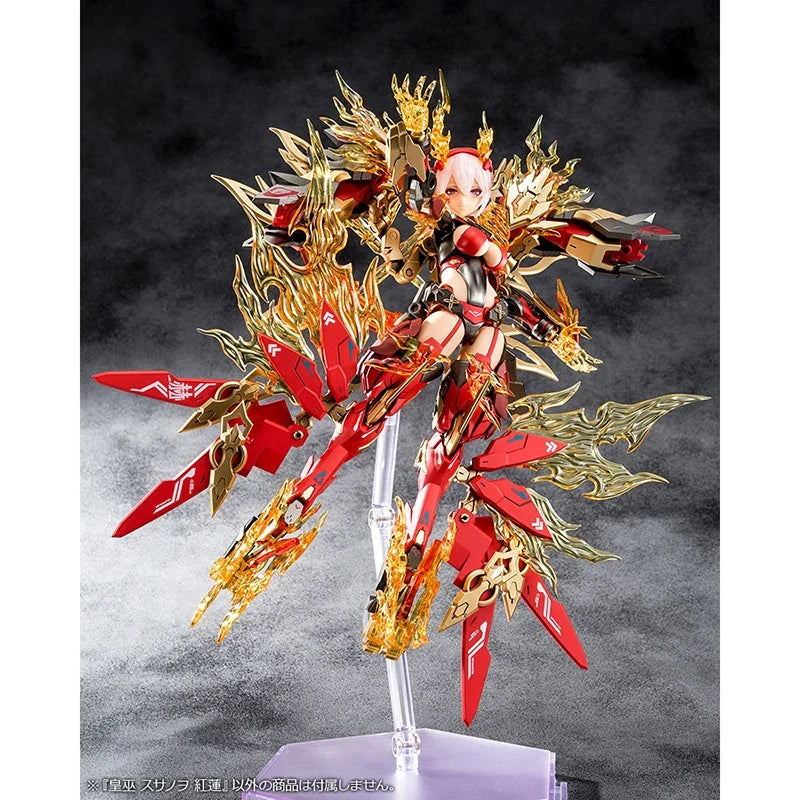 100% original Kotobukiya Megami Device 1/12 Mecha Girl Plamo KP745 AUV Susanowo Guren Genuine In Stock Figure Model Toys