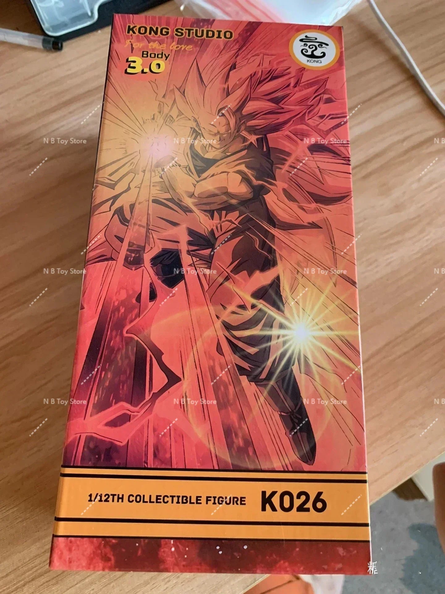 Original Kong Studio Kong 21 22 23 24 25 26 Son Goku Vegetto 3.0 Body 6 Inch Anime Action Figure Collectible Desktop Model Toy
