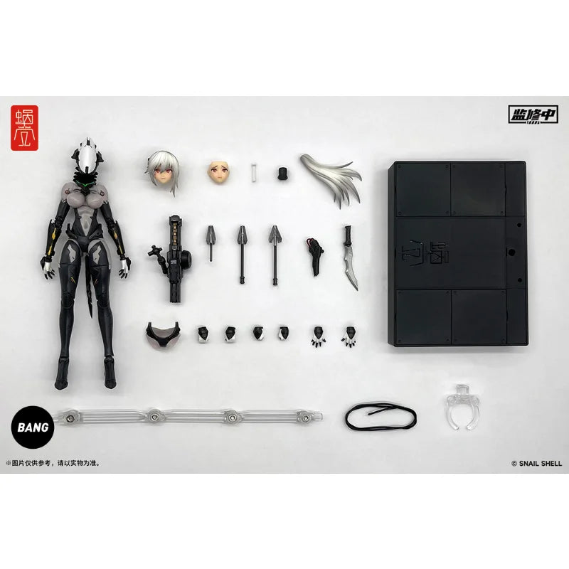 Snail Shell ASSASSASSIN Mecha Action Figure Highly Detailed 1/12 Movable Joints