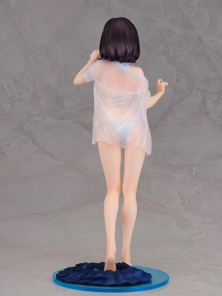 22cm Anime Gk Figure Classmate Who Won'T Let Me Drink Swimsuit Bikini Girl Figurine Desk Decor Car Ornament Gift For Anime Fans