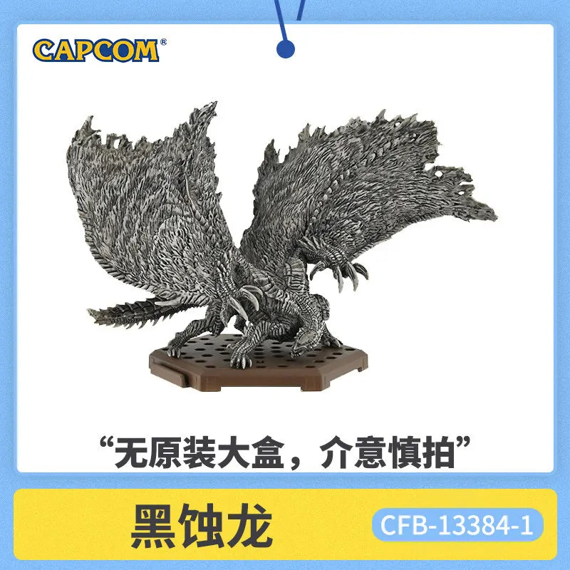 Bandai Capcom Monster Hunter Stone Statue Blind Box Vol 1 Collectible Figures Rathalos Nargacuga Mizutsune For Anime Game Fans