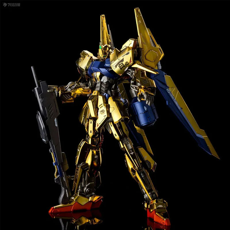 Bandai Original MODEL KIT GUNDAM MG HYAKU - SHIKI RAISE CAIN 1/100 Anime Action Figure Assembly Model Toys  Model Gifts for Boys