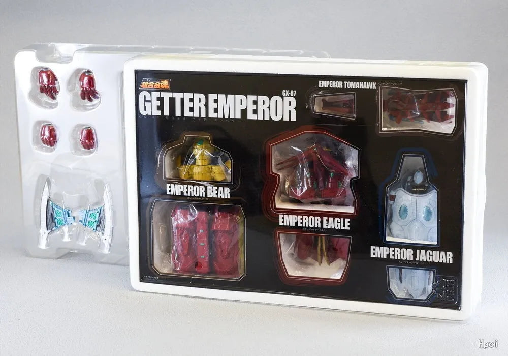 SOUL OF CHOGOKIN  《Getter Robo: Armageddon》GX-87 Getter Emperor Alloy Action Figure Toy Model 22cm