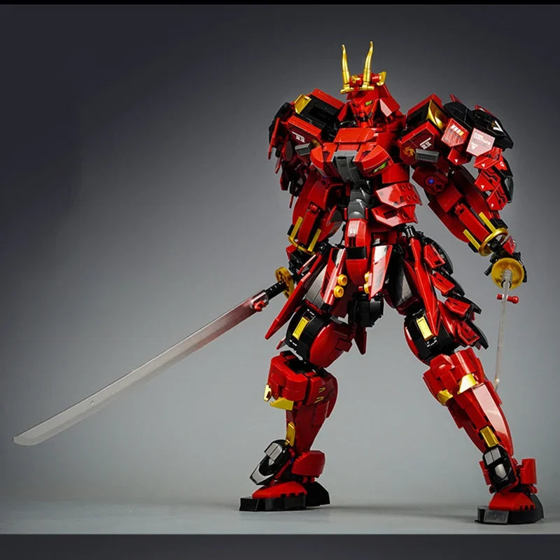 M38-B1183 Mecha series Kai Fei Samurai robot building block toy Creative decoration boy building block birthday toy gift