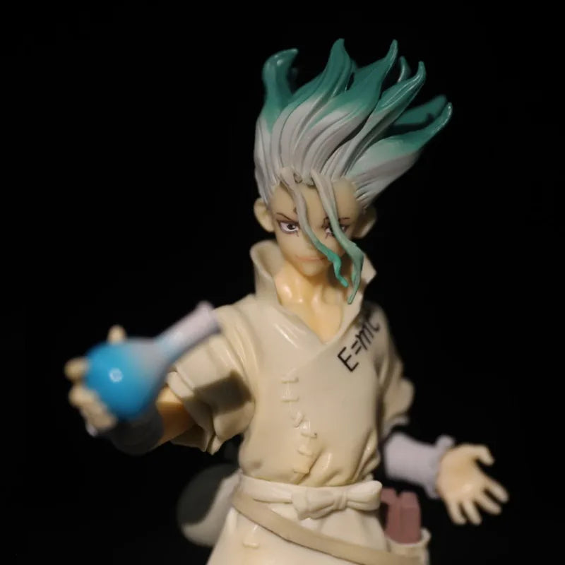 20cm Dr.STONE Anime Figure Ishigami Senkuu Action Figure #1262 Dr.STONE Senku Ishigami Figurine Collectible Model Doll Toys Gift