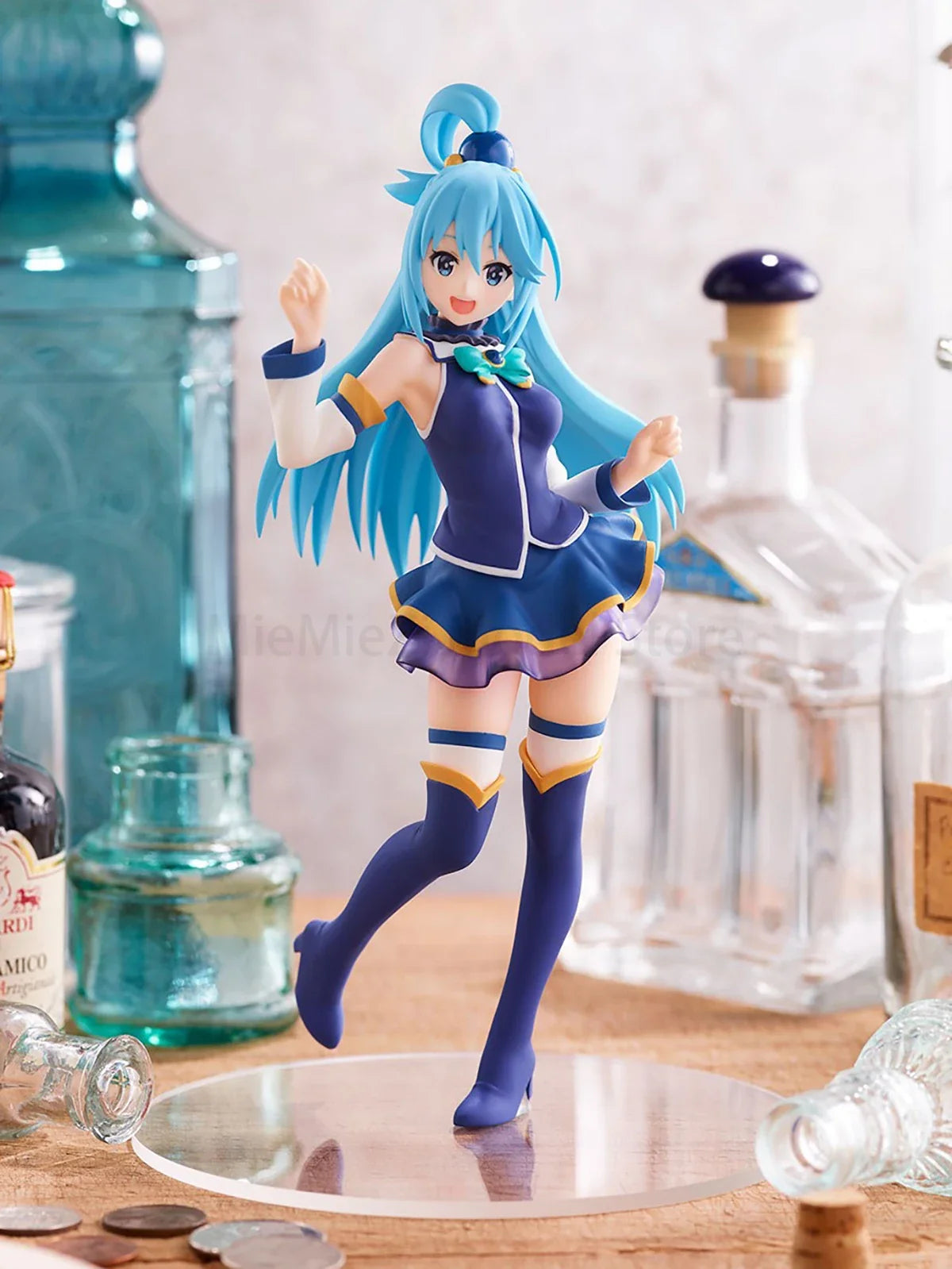 In Stock Genuine Max Factory Prepainted Pop Up Parade Eiga Kono Subarashii Sekai Ni Shukufuku O! Kurenai Densetsu Aqua Original