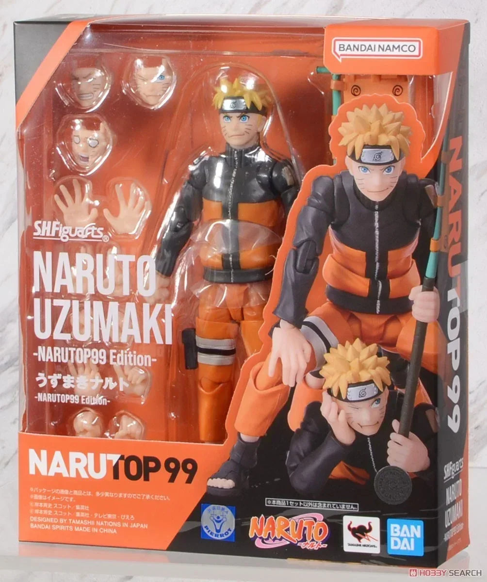 Bandai SHFiguarts 2.0 Jiraiya Kakashi Hatake No 1 Naruto top 99 Sasuke Orochimaru Uchiha Madara SHF Anime Figure Action Toy