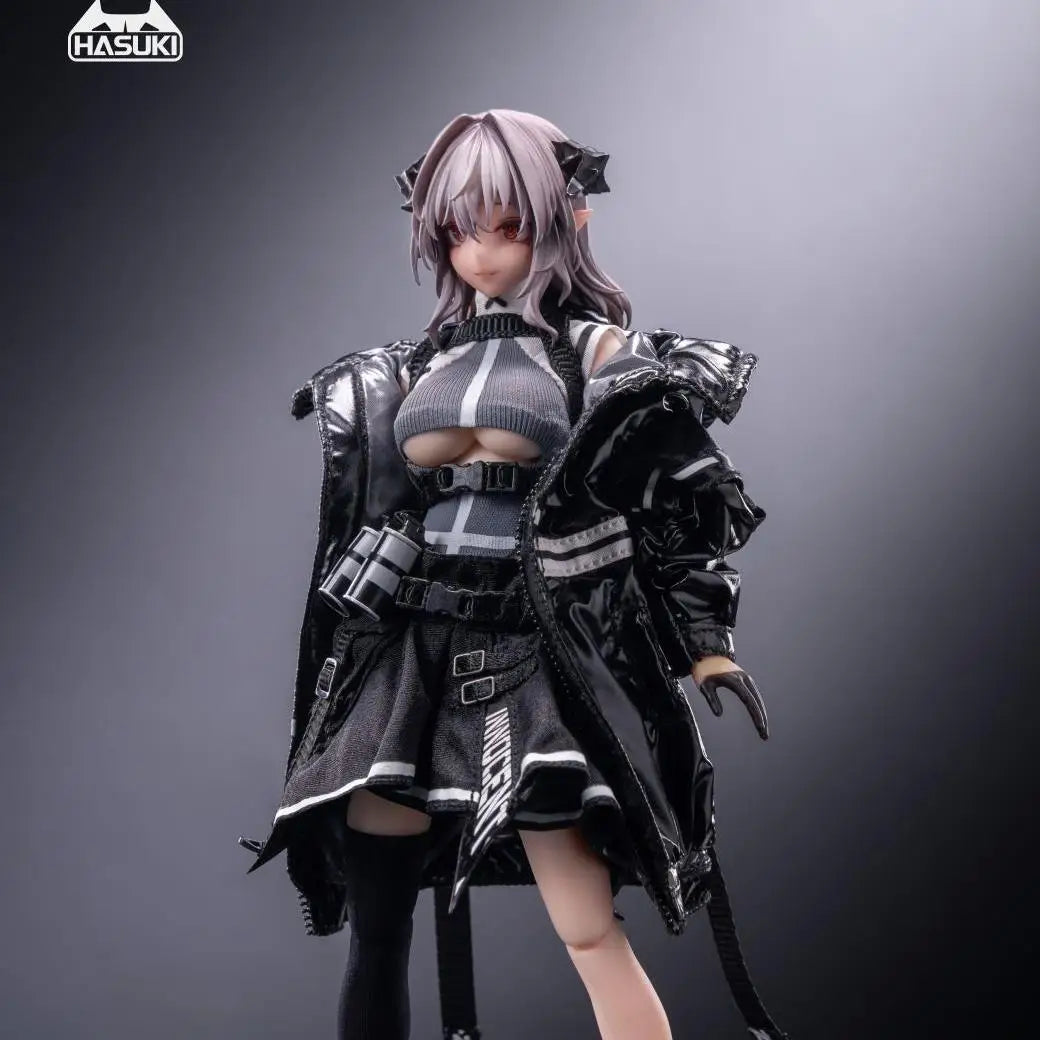 In Stock Hasuki Pocket Art PA009 SP 1/12 Succubus Nun Friede Women Soldier Anime Action Figure Toys Models Collectible PVC Gift