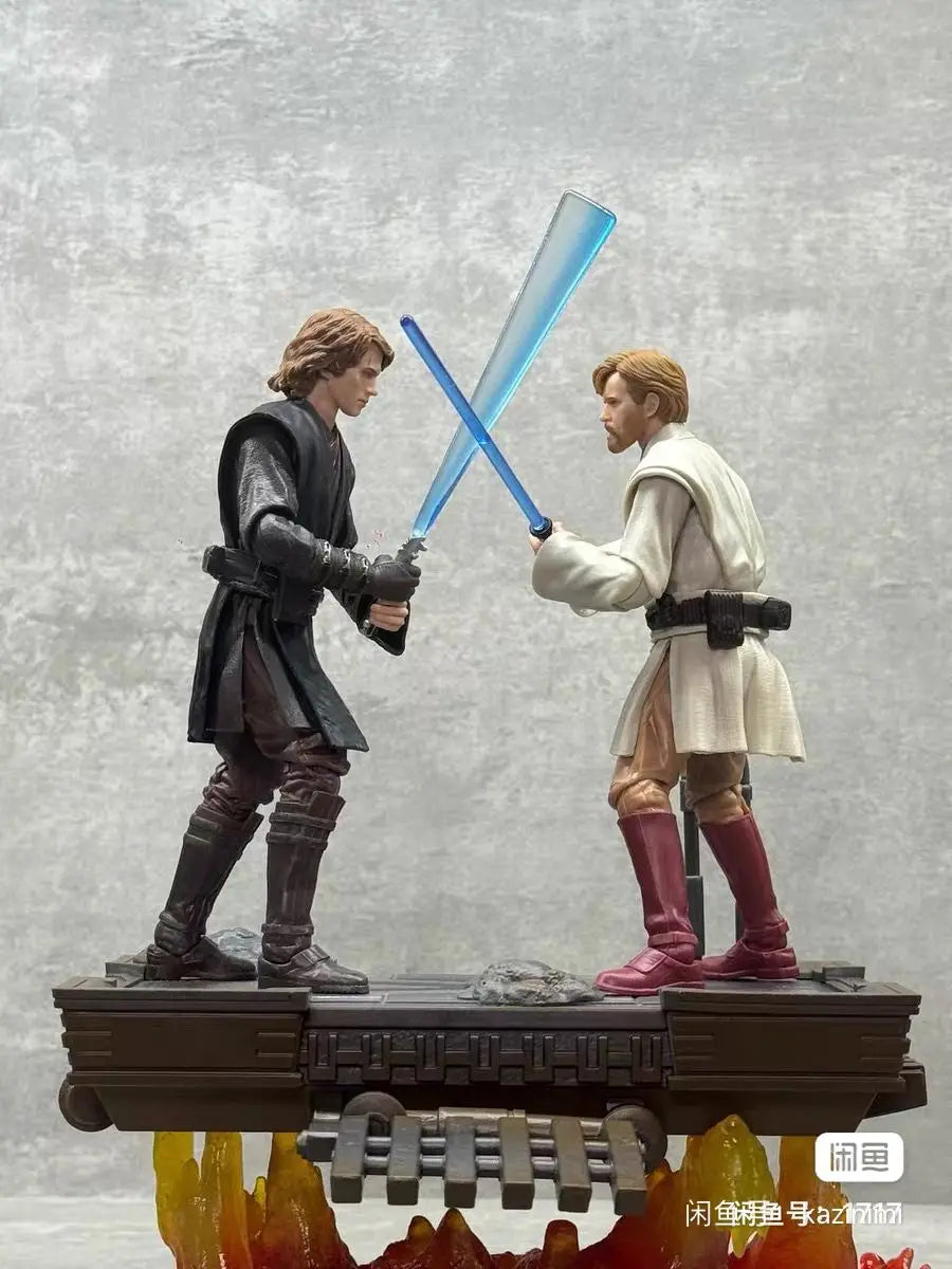 Im Spot Original Star Wars: Die Schwarze Serie Anakin Skywalker & Obi-Wan Kenobi G1305 Actionfigur Modell Spielzeug Geburtstagsgeschenke