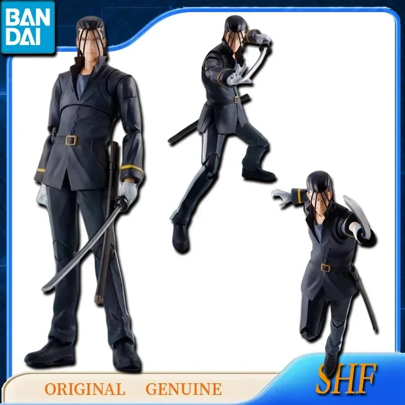 Bandai Anime Genuine SHFiguarts SHF HIMURA KENSHIN HAJIME SAITO AOSHI SHINOMORI Action Figure Toys Kids Gift Model Ornaments