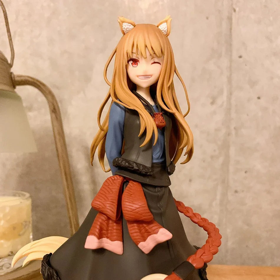 New Anime Spice And Wolf Figure Toys 17cm Holo Figural Action Doll Cute Girls PVC Model Toy For Kids Birthday Gifts In Stock
