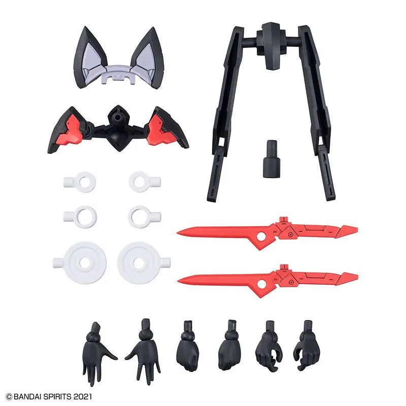 Bandai 30MS Model Kit Anime Figures SIS-K00 Micolulu Color B Action Figure Building Kit Collectibles Toys For Boys Gift