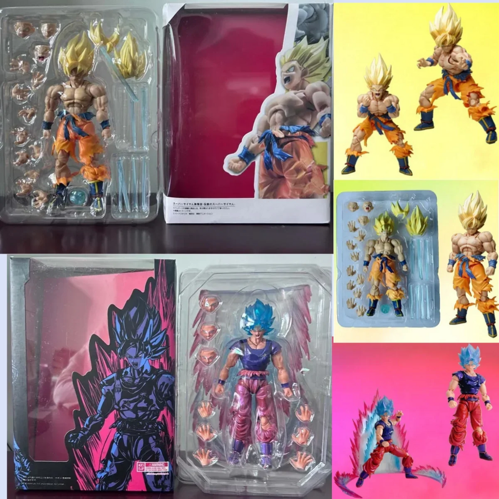 Shf Dragon Ball Z Son Goku Legendary Action Figure PVC Movable Collection Anime 17cm Super Saiyan Kakarotto Figurine Model Toys