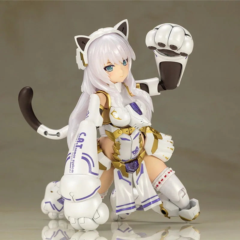 KOTOBUKIYA Original MODEL KIT FRAME ARMS GIRL DURGA I CAT ARMOR Ver. Anime Action Figure Assembly Model Toys Model Gift for Boys