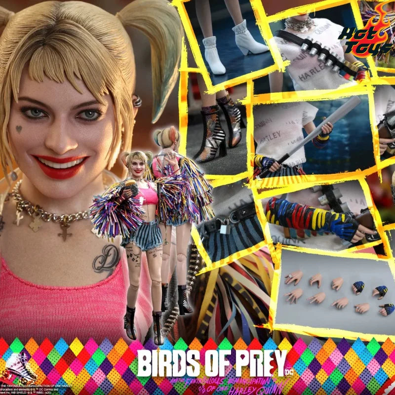 Original Hot Toys 1/6 Harley Quinn Actionfigur Birds Of Prey Ht Mms565 Anime Figur The Clown'S Girl Modell Spielzeugsammlung Geschenk
