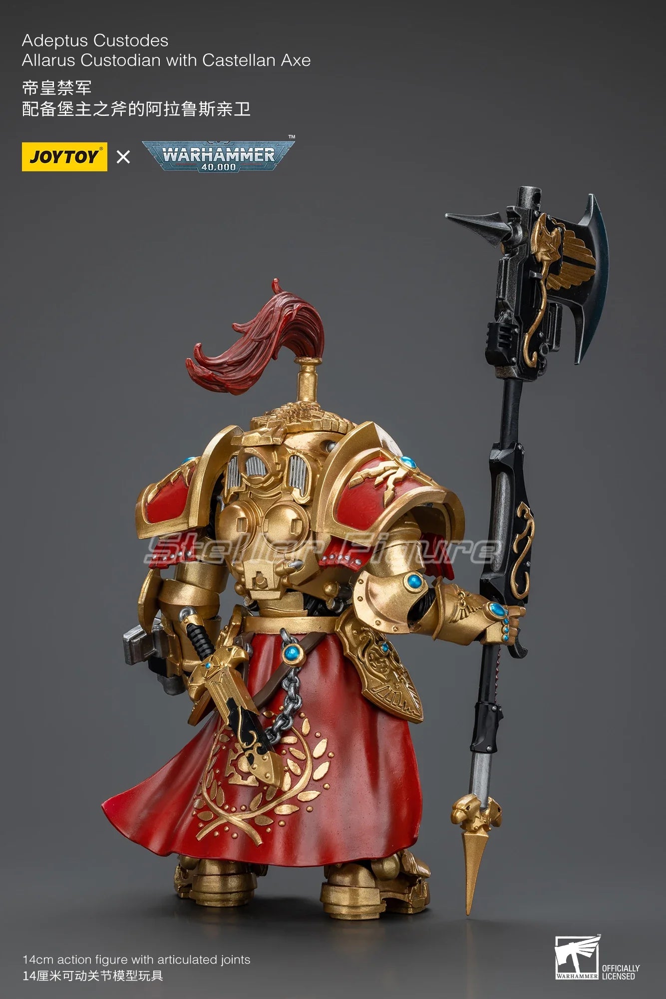 【SF】JOYTOYS Warhammer 40K 1/18 Action Figures  Adeptus Custodes Allarus Custodian   Model Gifts Collection