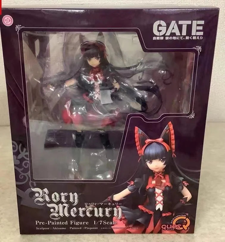 100% Original: quesQ GATE Fantasy Self-Defense Force Lori McCurley 1/7 PVC anime action figure model collection limited gift