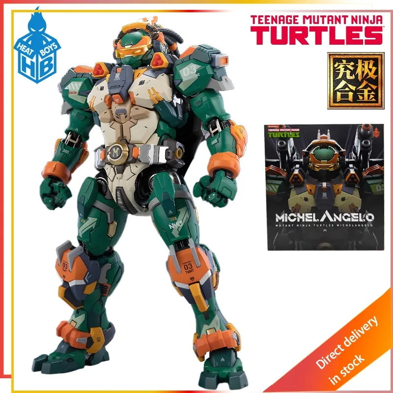 HeatBoys Original Mech Ninja Turtle Donatello/Leonardo/Michelangelo/Raphael Action Joint Mobility Figure Model Toys Gifts