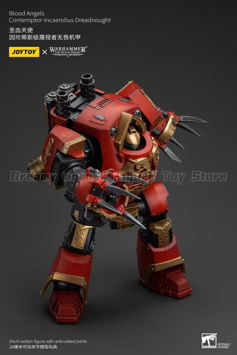 【In Stock】JOYTOY Warhammer 40K Blood Angels Contemptor-Incaendius Dreadnought 1/18 Action Figure with Articulated Joints