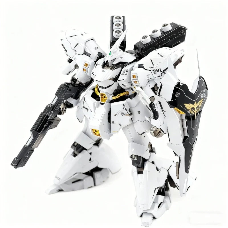 RG 1/144 MSN-04 Sazabi White Star Version Assembly Model Kit Action Figures With Decals Collectable Mecha Toy Desk Deco Boy Gift