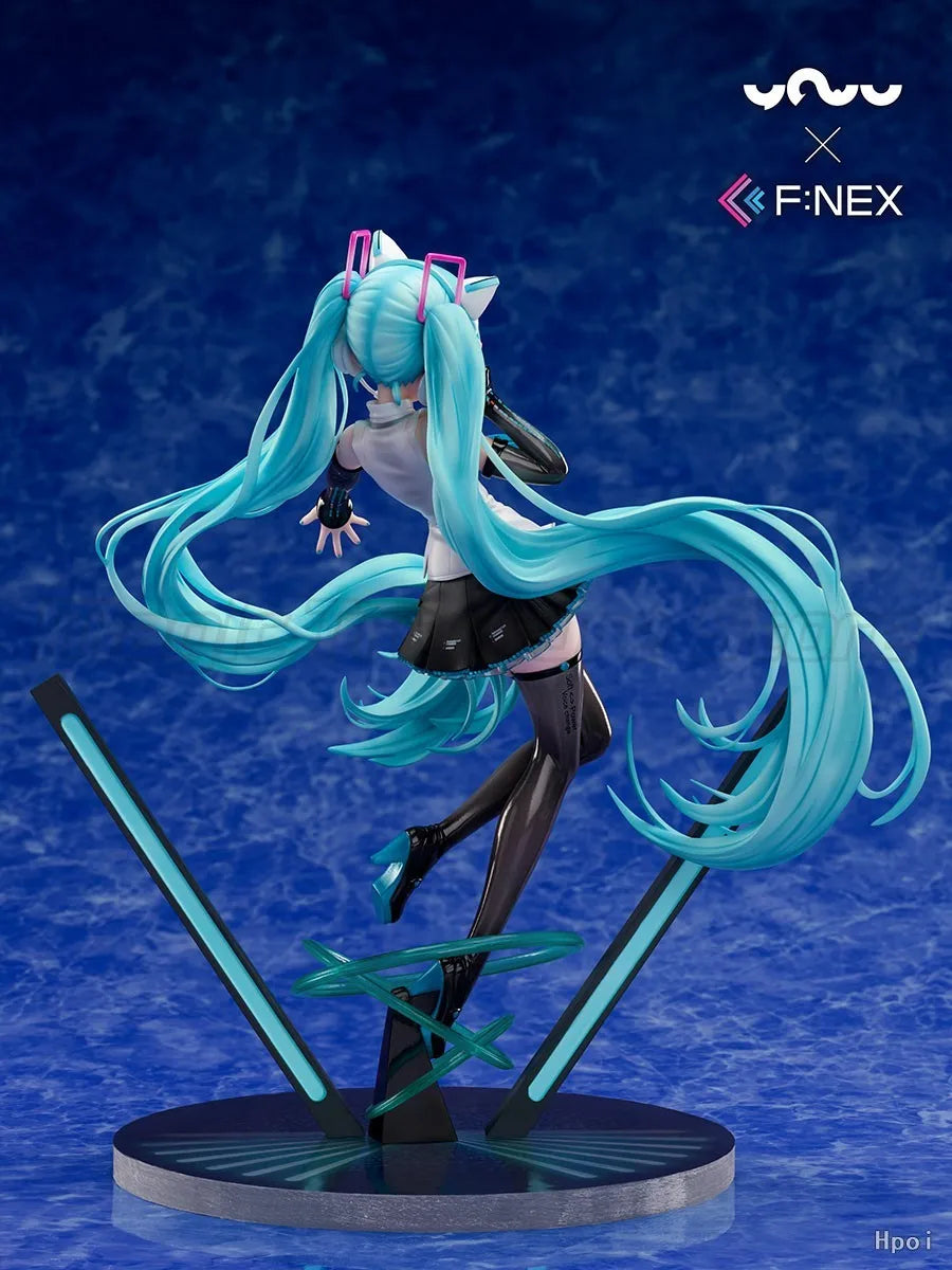 【MT】Original F:NEX VOCALOID Hatsune Miku Cat Ear Headphones 1/7 Scale Toy Model Collection Figure