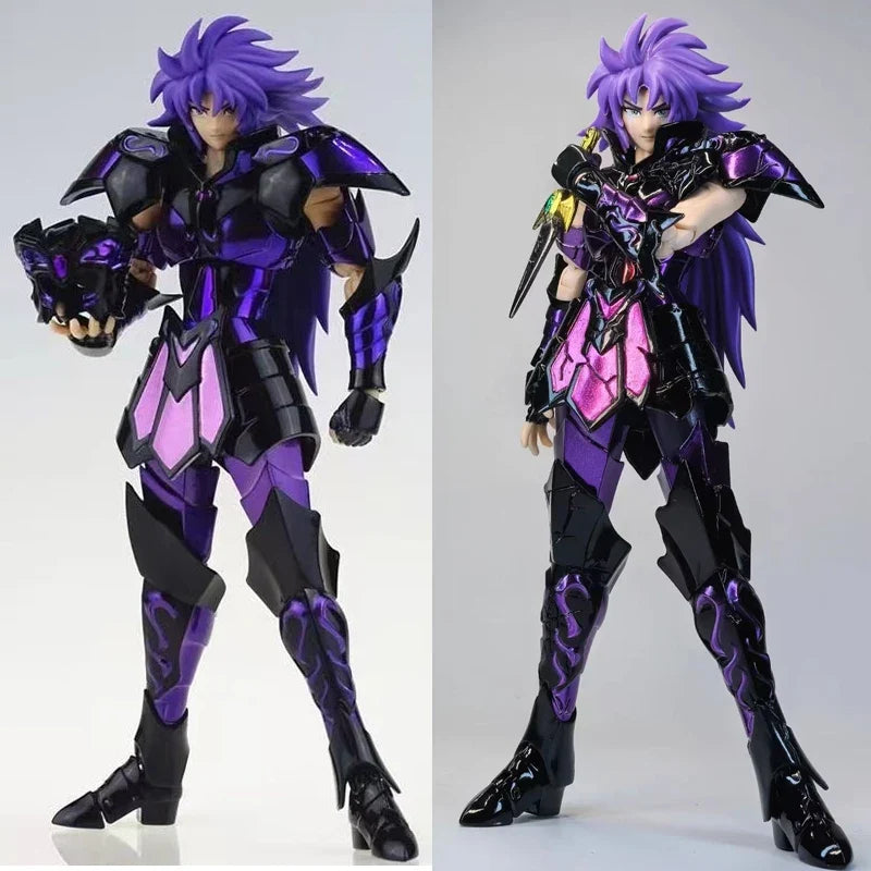CS Model Saint Seiya Myth Cloth EX Gemini Saga With Damaged Armor Hades Surplice Dark Gold Knights of the Zodiac Action Figure