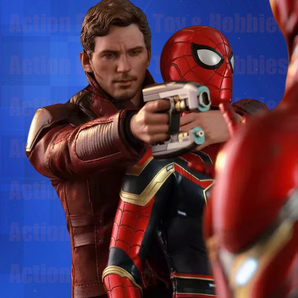 HOTTOYS HT MMS539 1/6 Star-Lord Avengers Infinity War Film-Actionfigur Fans Sammlerstück Zarte 12" Soldatenmodellpuppe
