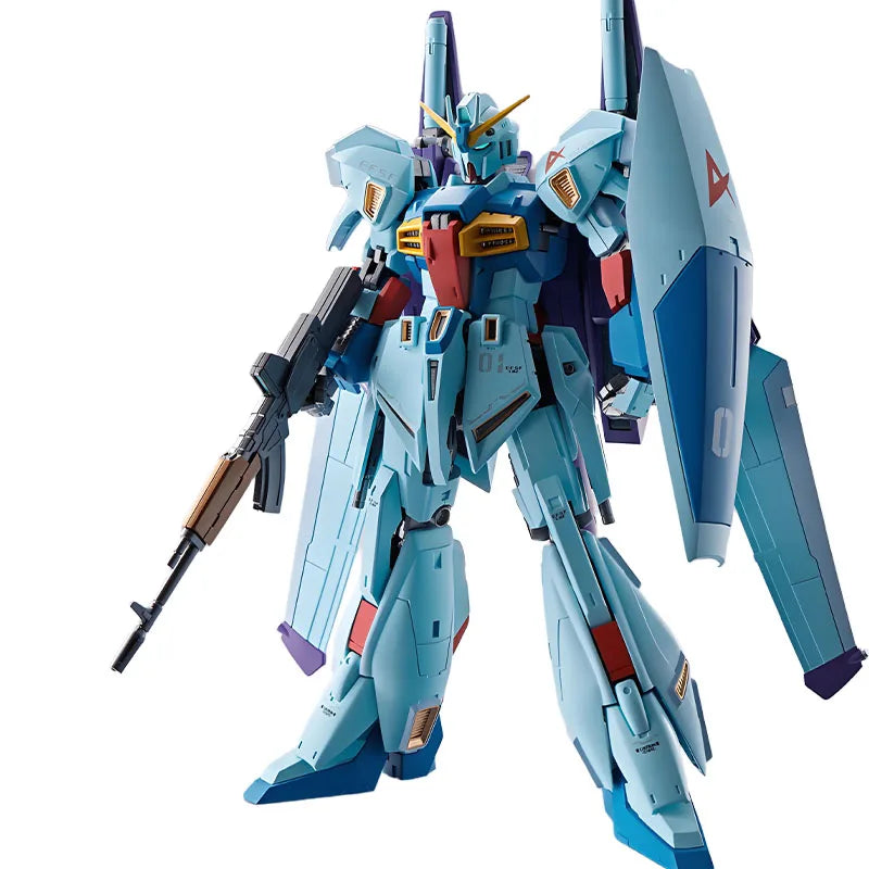 Bandai Original Mobile Gundam METAL ROBOT RGZ - 91B Re - GZ CUSTOM Anime Action Figures Toys for Boys Gift Model Ornaments
