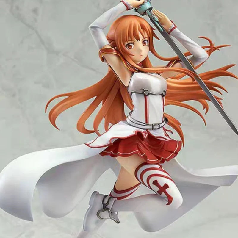 Anime Sao Yuuki Asuna Knights Of The Blood Ver. 1/8 Scale Pvc Action Figure Statue Model Toys Collection Doll Collectible Gifts